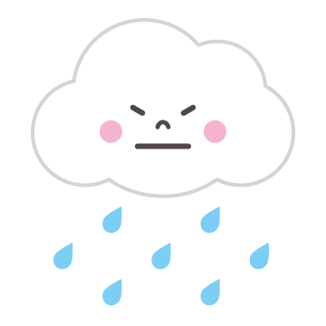 お天気マーク（曇り時々雨）