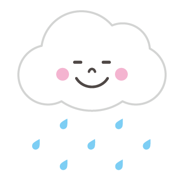 お天気マーク（曇り一時雨）
