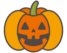 ザ・ハロウィンかぼちゃ かわいい,可愛い,10月,ハロウィン,パーティ,フリー素材,商用利用,ダウンロード