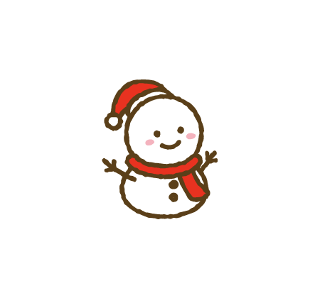 子雪だるま（弟） クリスマス,可愛い,イラスト,商用利用,ベクター,フリー素材,ダウンロード