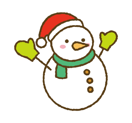 雪だるま クリスマス,可愛い,イラスト,商用利用,ベクター,フリー素材,ダウンロード