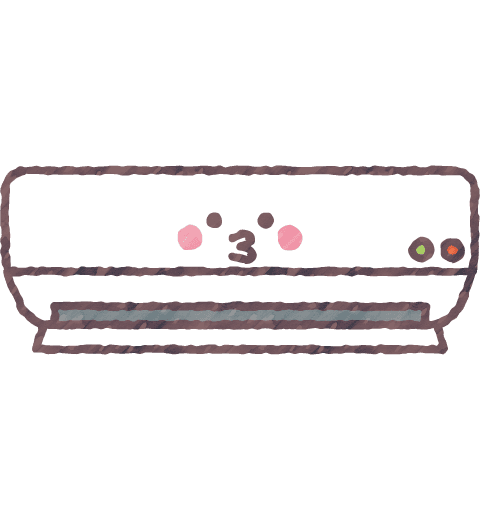 エアコンのイラスト 家電,生活,機械,かわいい,可愛い,イラスト,フリー素材,ベクター,無料,商用利用