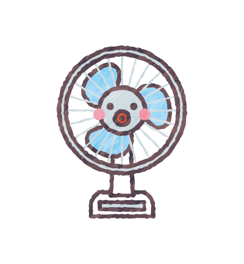 扇風機のイラスト 家電,生活,機械,かわいい,可愛い,イラスト,フリー素材,ベクター,無料,商用利用