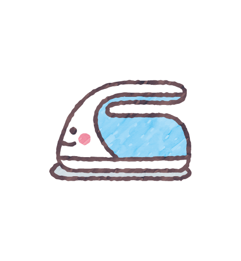 アイロンのイラスト 家電,生活,機械,かわいい,可愛い,イラスト,フリー素材,ベクター,無料,商用利用