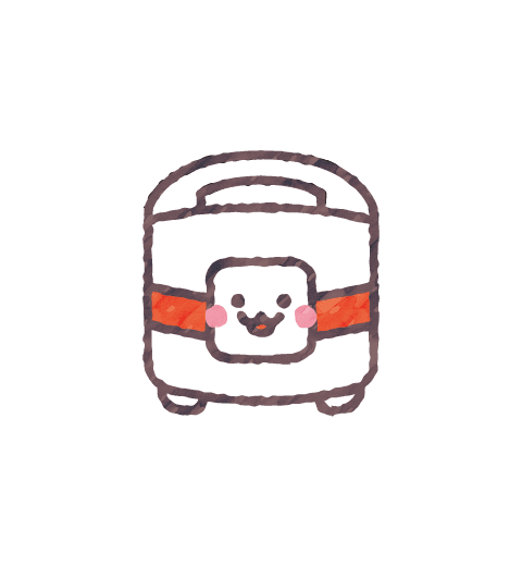 炊飯器のイラスト 家電,生活,機械,かわいい,可愛い,イラスト,フリー素材,ベクター,無料,商用利用