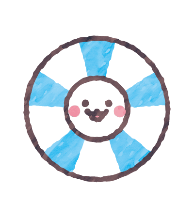 浮き輪のイラスト 夏,水泳,かわいい,可愛い,季節,イラスト,フリー素材,ベクター,無料