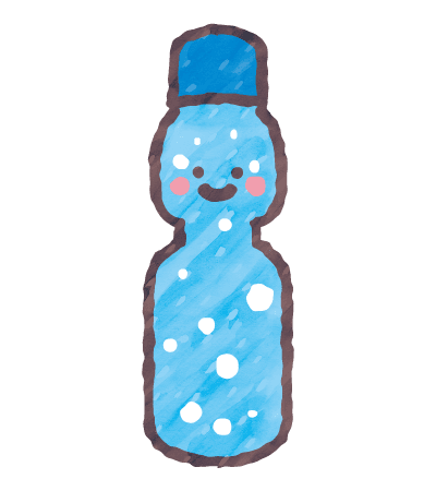 ラムネのイラスト 夏,飲み物,かわいい,可愛い,季節,イラスト,フリー素材,ベクター,無料