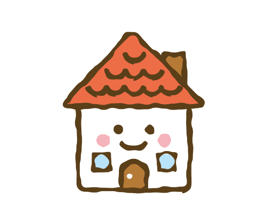 三角屋根のお家のイラスト 建物,可愛い,フリー素材,ベクター,無料,商用利用,ダウンロード