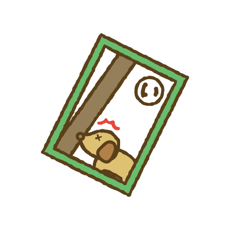 カルタ（犬も歩けば棒に当たる）のイラスト 年末,年始,正月,縁起物,可愛い,かわいいフリー素材,ベクター,無料,商用利用,ダウンロード