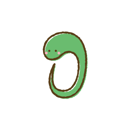 数字の0の蛇のイラスト 年末,年始,正月,縁起物,可愛い,かわいいフリー素材,ベクター,無料,商用利用,ダウンロード