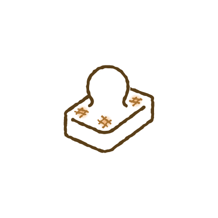 膨らみかけのお餅のイラスト 年末,年始,正月,縁起物,可愛い,かわいいフリー素材,ベクター,無料,商用利用,ダウンロード