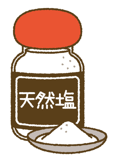 塩のイラスト 天然塩,調味料,スパイス,食ベ物,フリー素材,無料,商用利用,ダウンロード