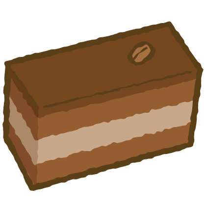 チョコレートケーキのイラスト スイーツ,お菓子,デザート,フリー素材,無料,ベクター,商用利用,ダウンロード